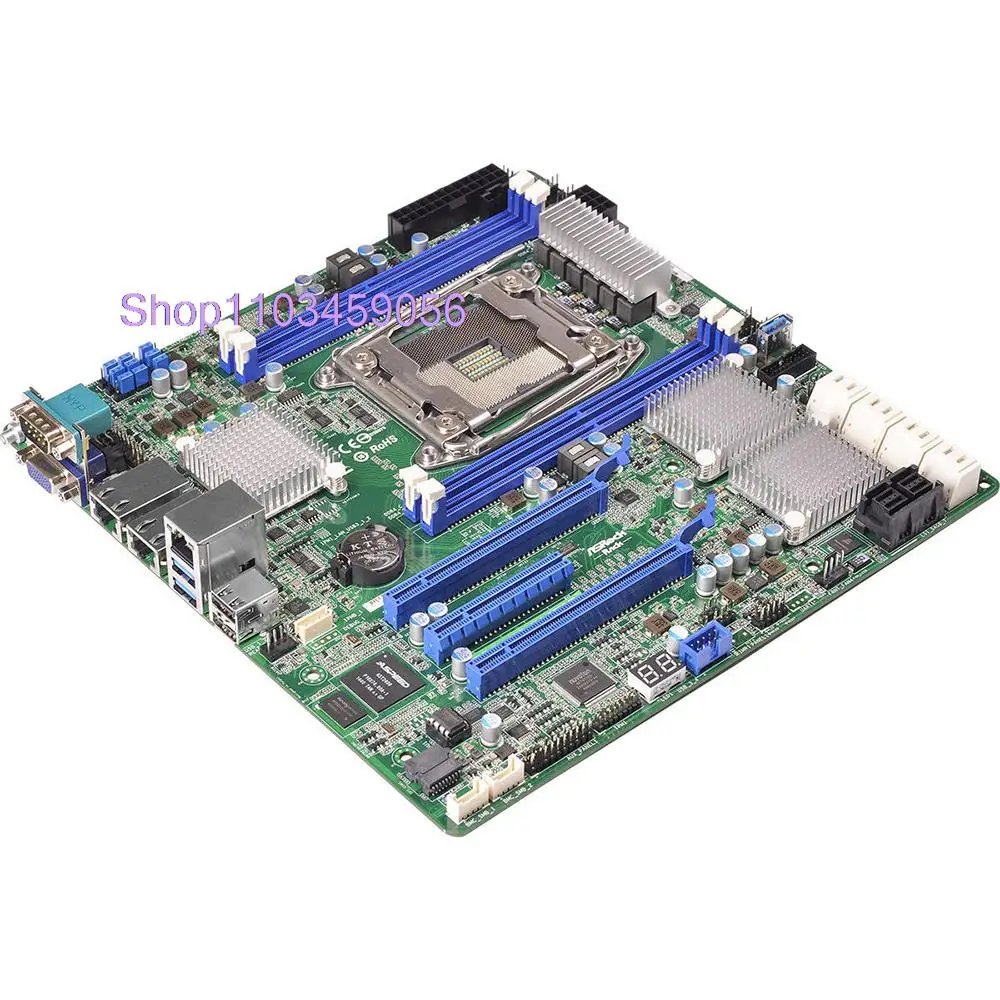 ASROCK LGA2011-3 C612 DDR4 UATX 지지대 E5-1600 2600 V3 용 서버 마더보드 EPC612D4U-2T8R
