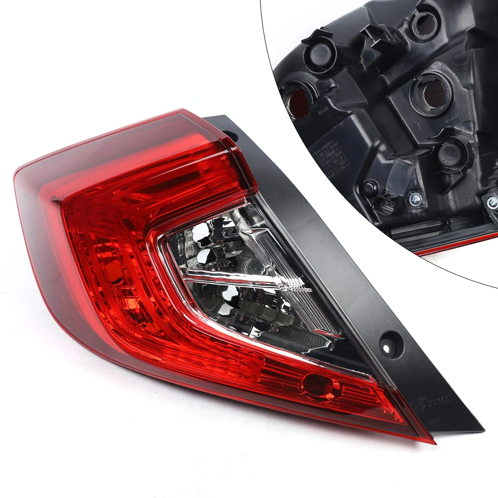 

Tail Light Left Driver / Right Passenger Side Fit for 2016 2017 2018 2019 2020 Honda Civic Sedan LH / RH