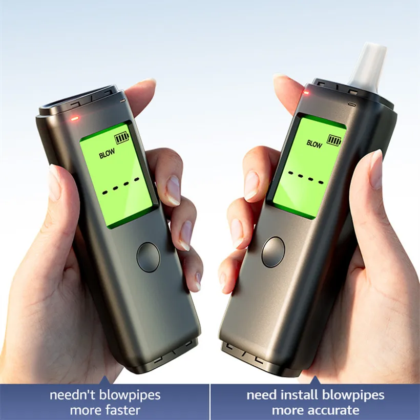 Etilometro Portatile per Alcol Test, Misuratore di Alcol Professionale