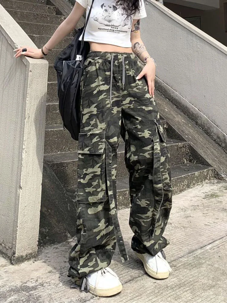 Womens Baggy Camo Pants  cargopantsco