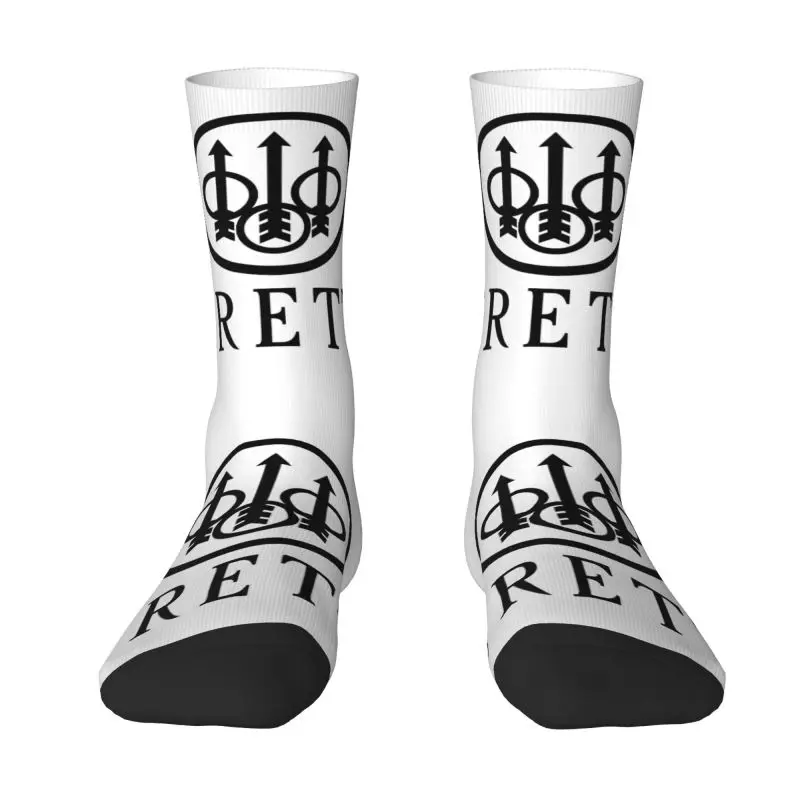 Berettas Men Women Crew Socks Unisex Fun 3D Printing Military Gun Gift