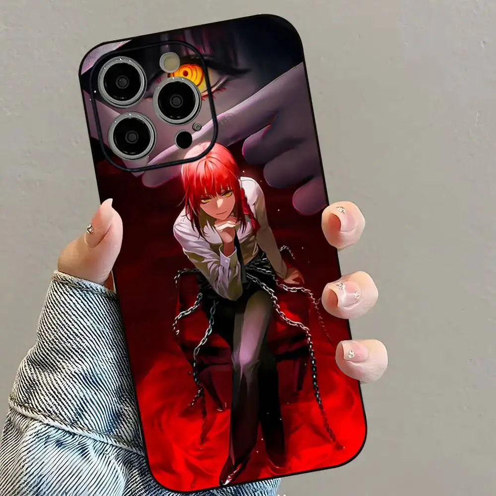 Chainsaw Man Makima Anime Soft TPU Phone Case