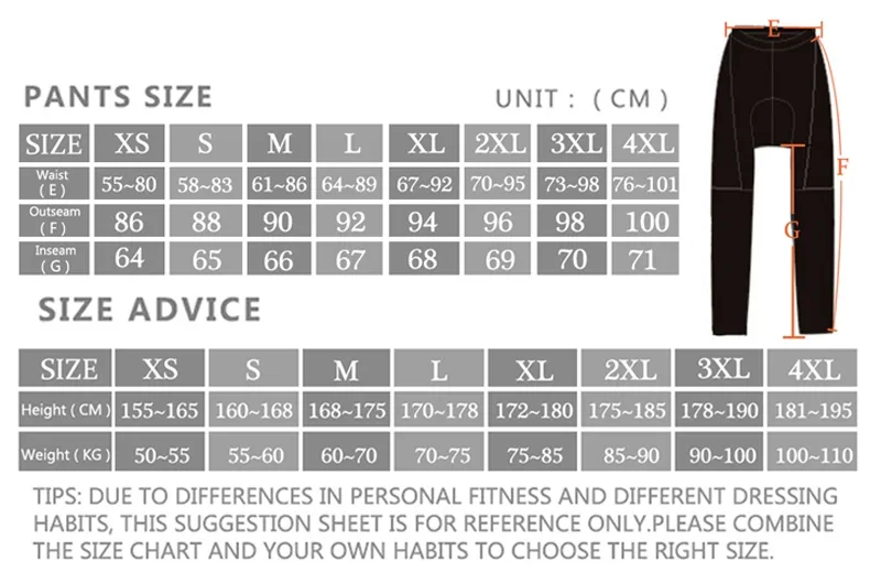 Description Picture 6 of itemX-TIGER Cycling Pants 5D Gel Pad Shockproof Men Pro Lycra MTB Mountain Road Bike Pants Breathable Bicycle Tights