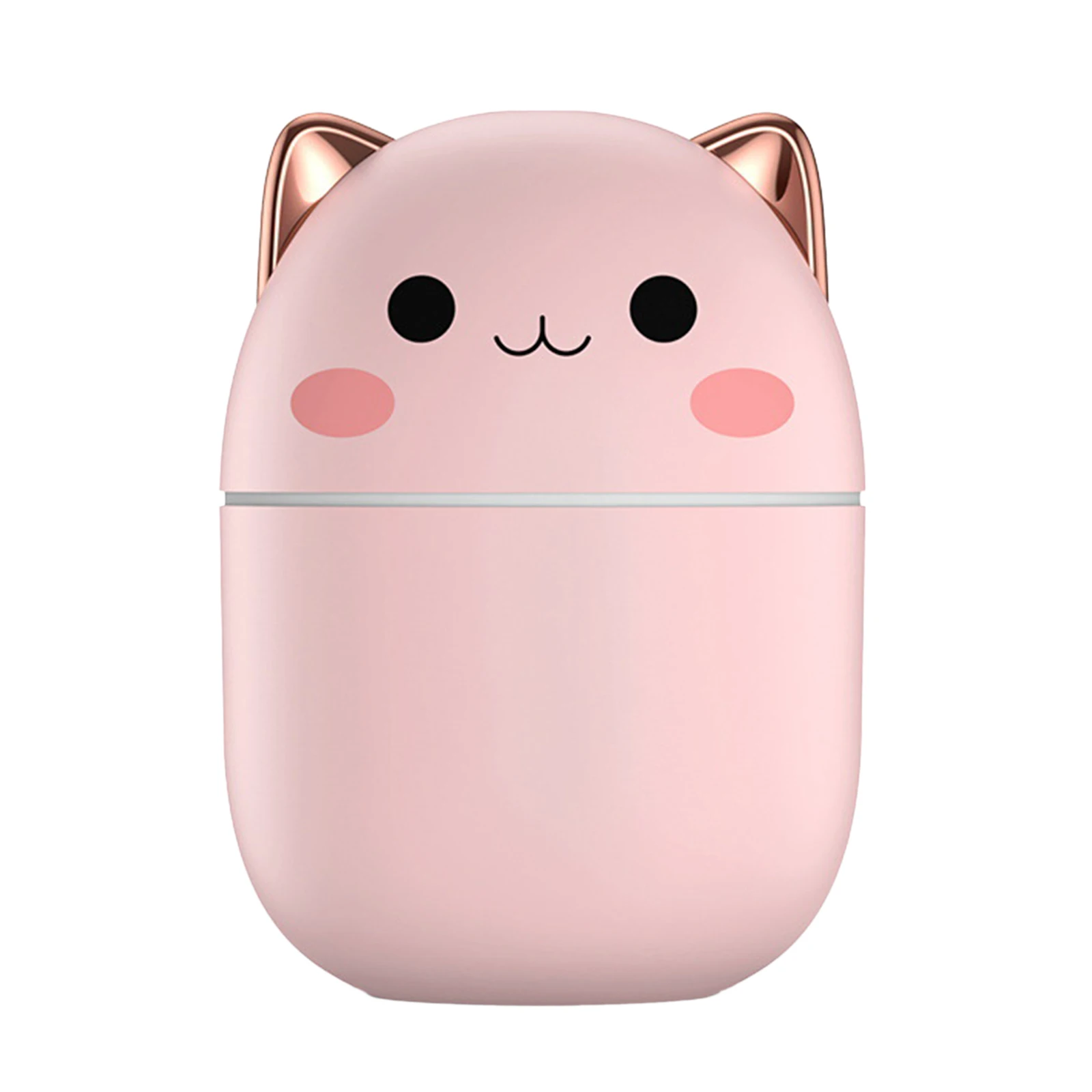 250ml Car Ultrasonic Air Humidifier Cute Kawaiil Aroma Diffuser With Light Cool Mist For Car Home Air Purifier USB Humidifier