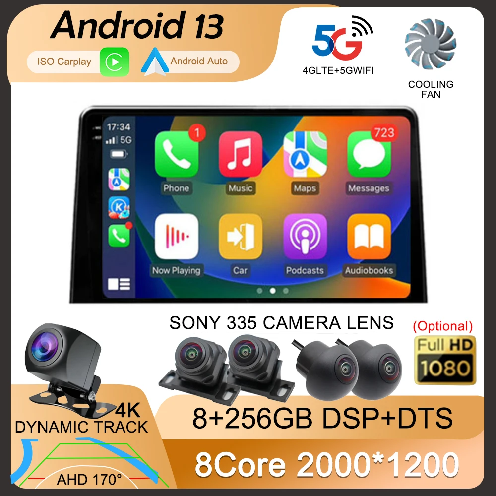 Android 13 Carplay Autoradio Per Citroen Berlingo 2019 Peugeot Partner Rifter 2020 Per Opel Combo Multimedia Player Audio Stereo