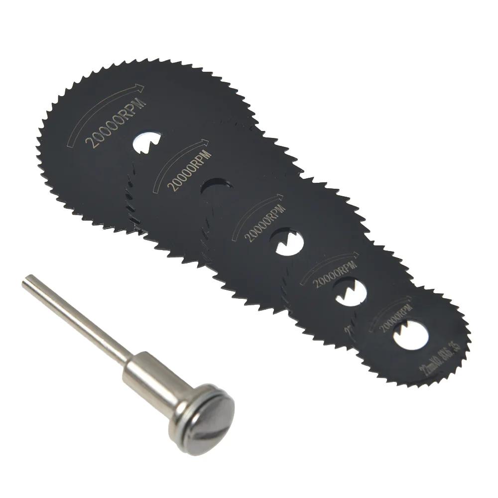 6Pcs Mini Six Piece Small Saw Blade 22-44mm Cutting Blade Metal Cutter Power Tool Accessories
