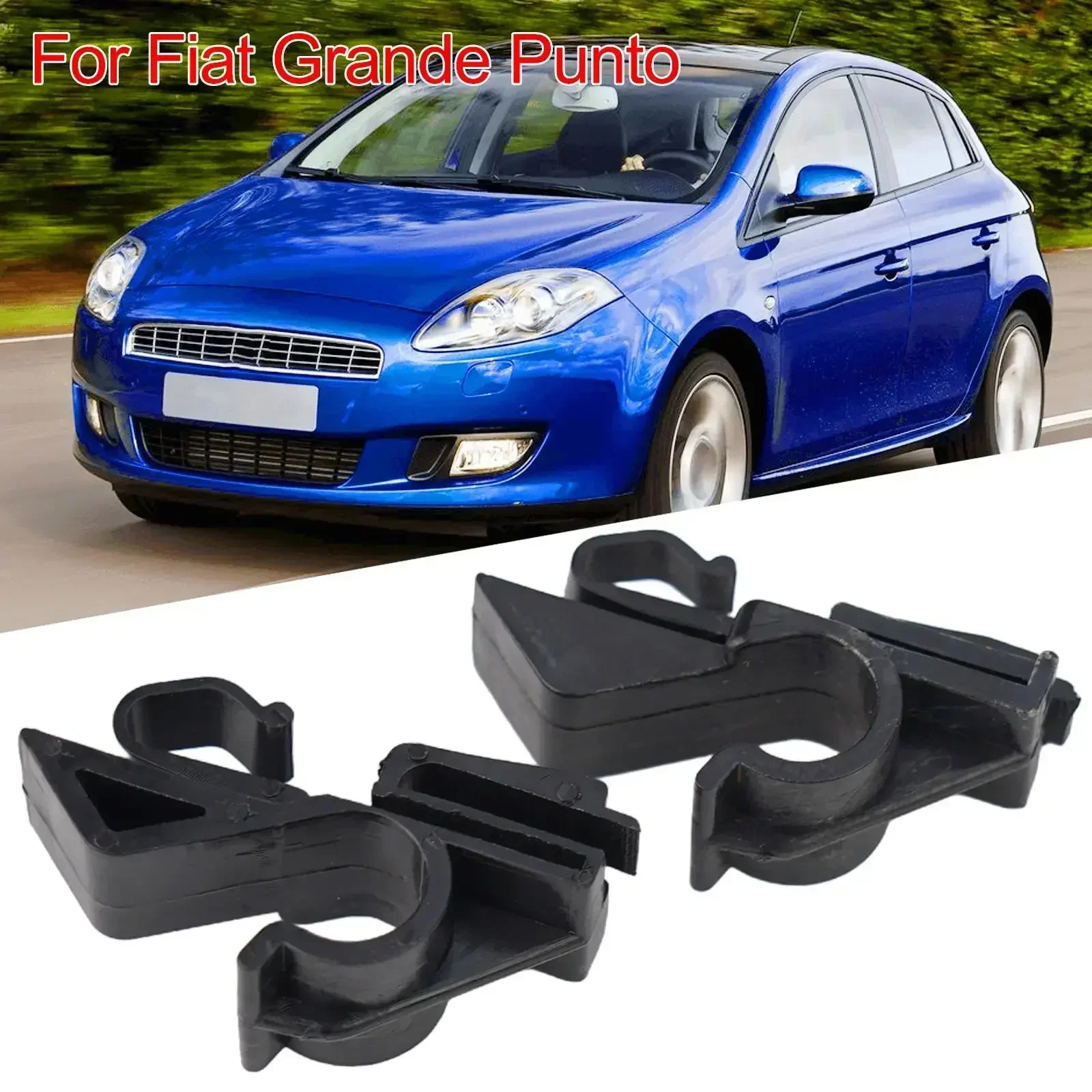 Clips Rangement Coffre Punto Grand 71719952 Lot De 2 Clips D'étagère De Coffre Pour Fiat Punto Grande / Grand Style - Réf. 71719952 / 71719953 - Garantie 90 Jours Clips Hayon Fiat