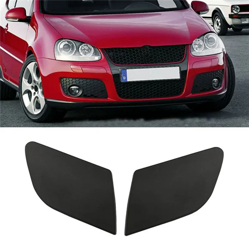범퍼 헤드라이트 와셔 노즐 커버 캡, 골프 MK5 5 GT-I R32 MK5 GLI 래빗 1K5955109AGRU
