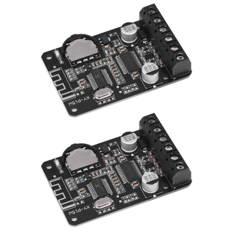 

2X 20W Stereo Bluetooth Power Amplifier Board 12V / 24V High Power Digital Power Amplifier Board XY-P15W Without Shell