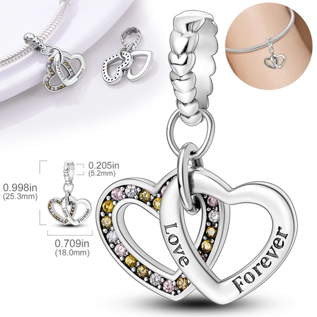 Pandora Cubic Zirconia Heart Mum Dangle Charm | Hawthorn Mall