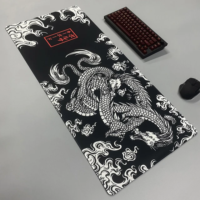 Large Game Mouse Pad Japanese Dragon Gaming Accessories