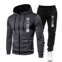 The new men's tracksuit 2025 comes with a hat and sweatpants, workout wear and a casual and entertainment trendsetter tracksuit 2