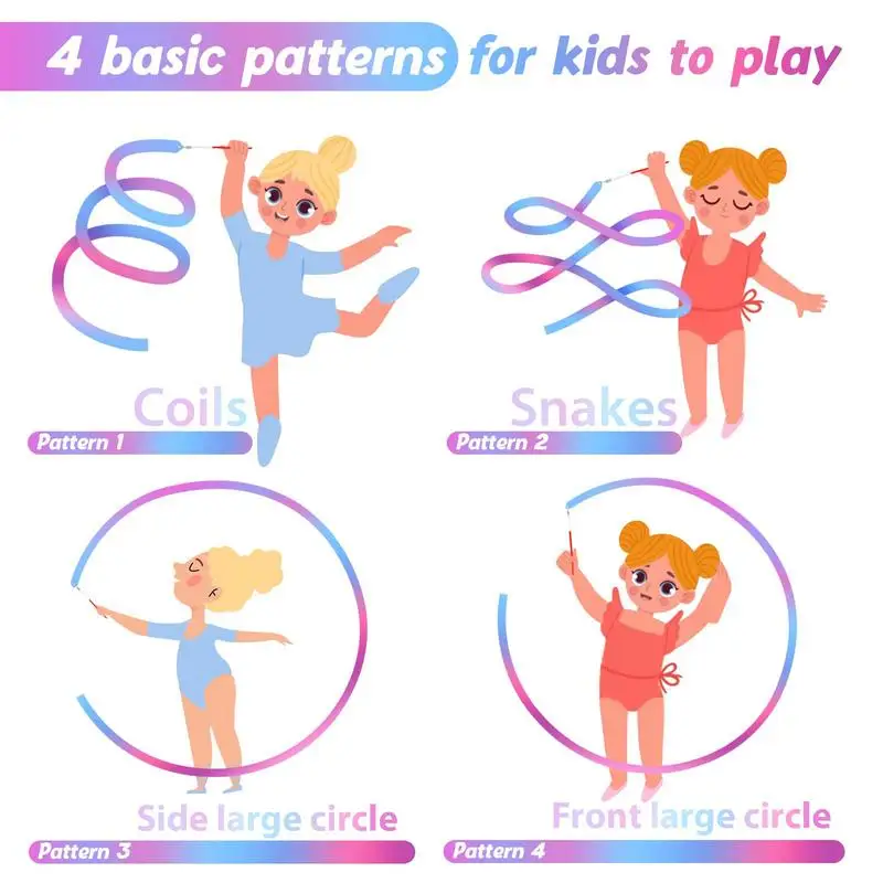 Gymnastics Ribbon with Twirling Stick for Art Gymnastics Ballet Dance Kid Sport Performance Stage Show Training Rhythmic gymnastics ribbon,gymnastics streamer rod