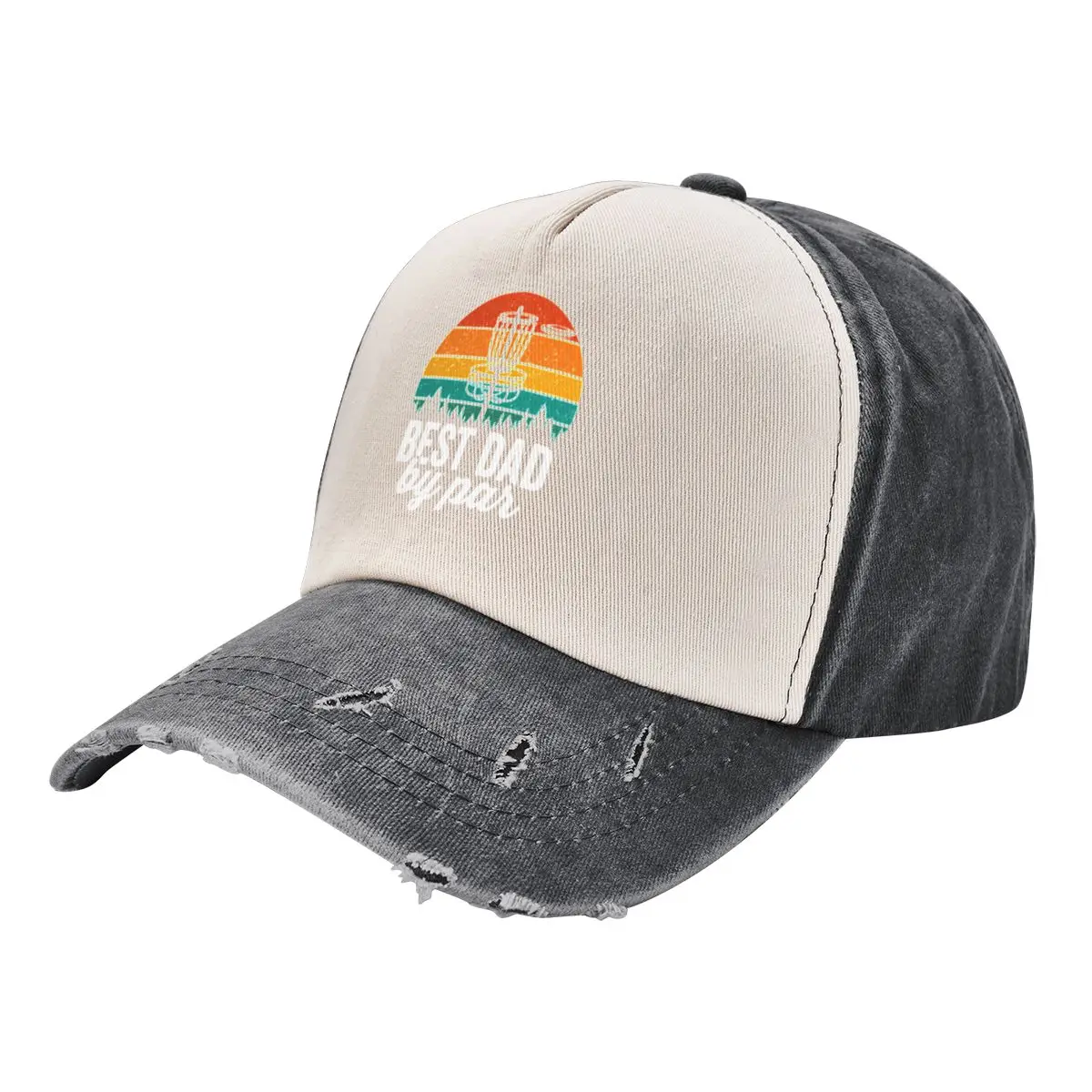 

Best Dad By Par Disc Golf Baseball Cap Beach Outing Beach Bag For Women 2024 Men's