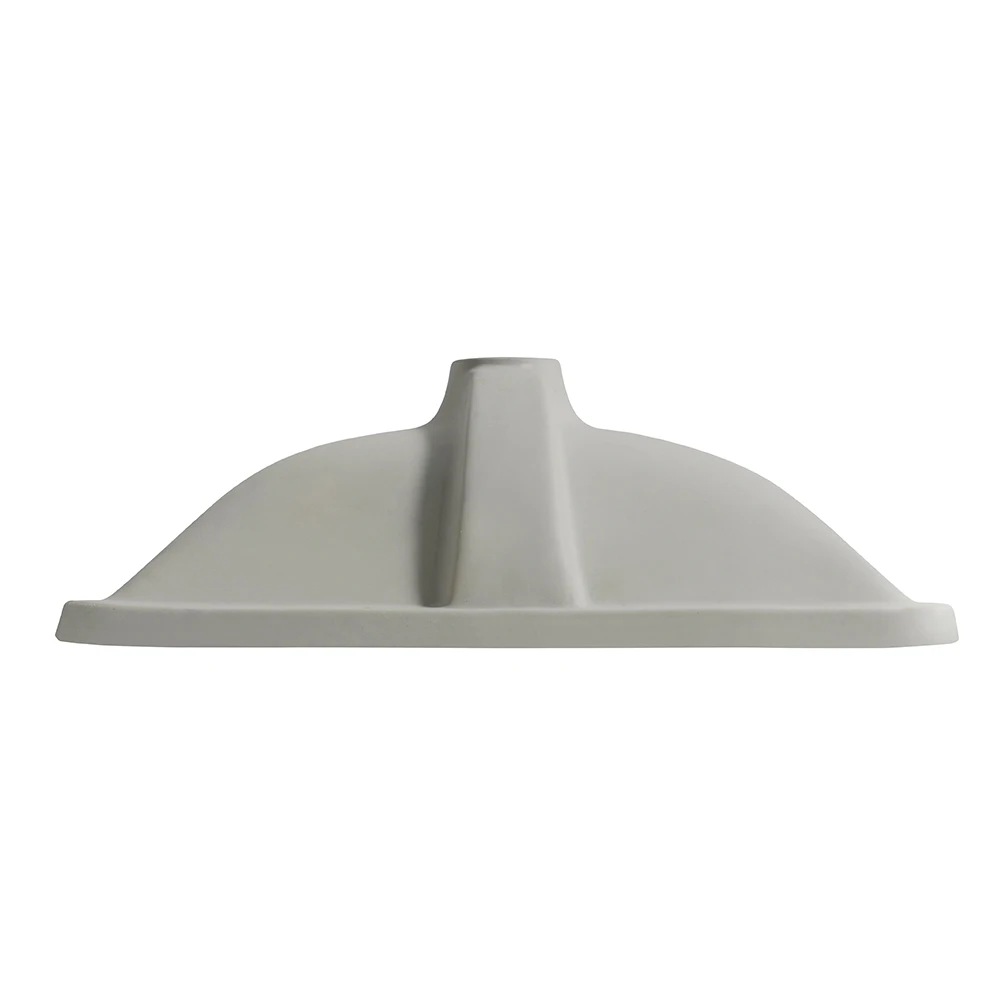 1pc Bathroom Sink Undermount - 18"x13" Modern White Rectangular Vessel Undermount Sink, Porcelain Ceramic Under Counter Lavatory 3