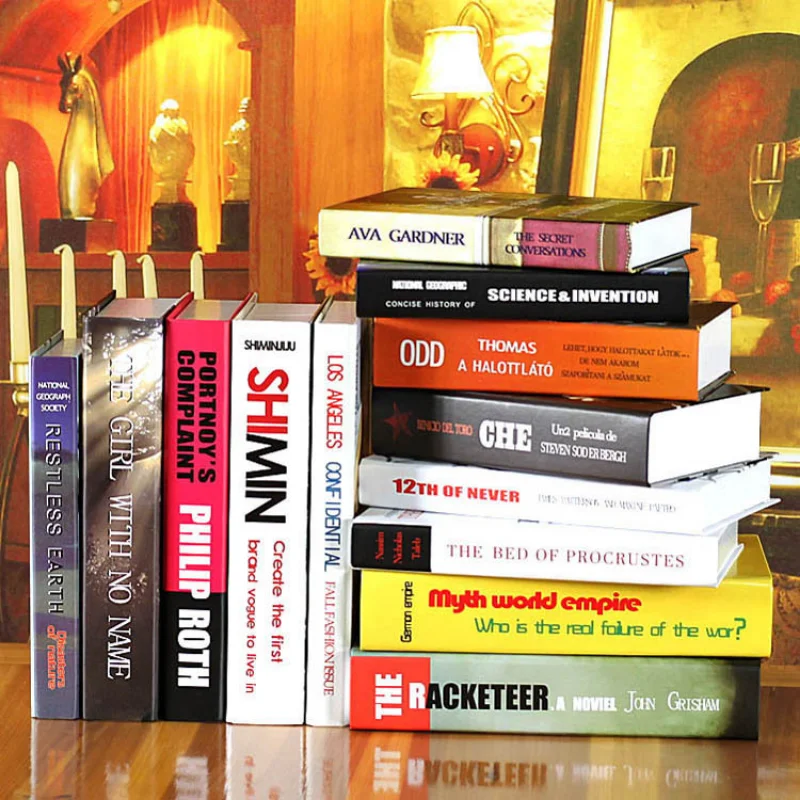 

3 шт./партия, поддельные книги для украшения гостиной