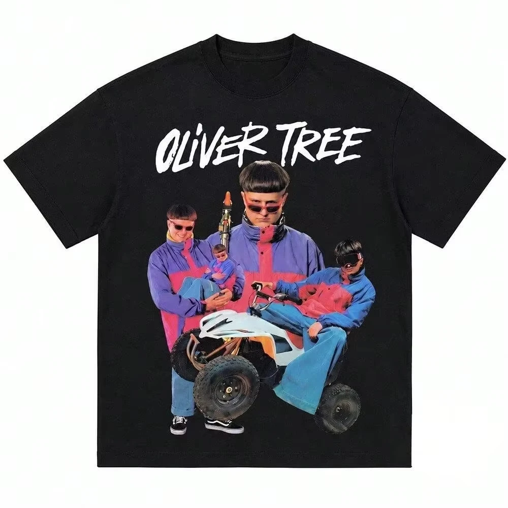 Neues Oliver Tree Gedenkshirt 2026 RIP Oliver Tree Helikopter-Absturz Gedenk-T-Shirt Sommer Herren T-Shirt Kinder- und Damenbekleidung