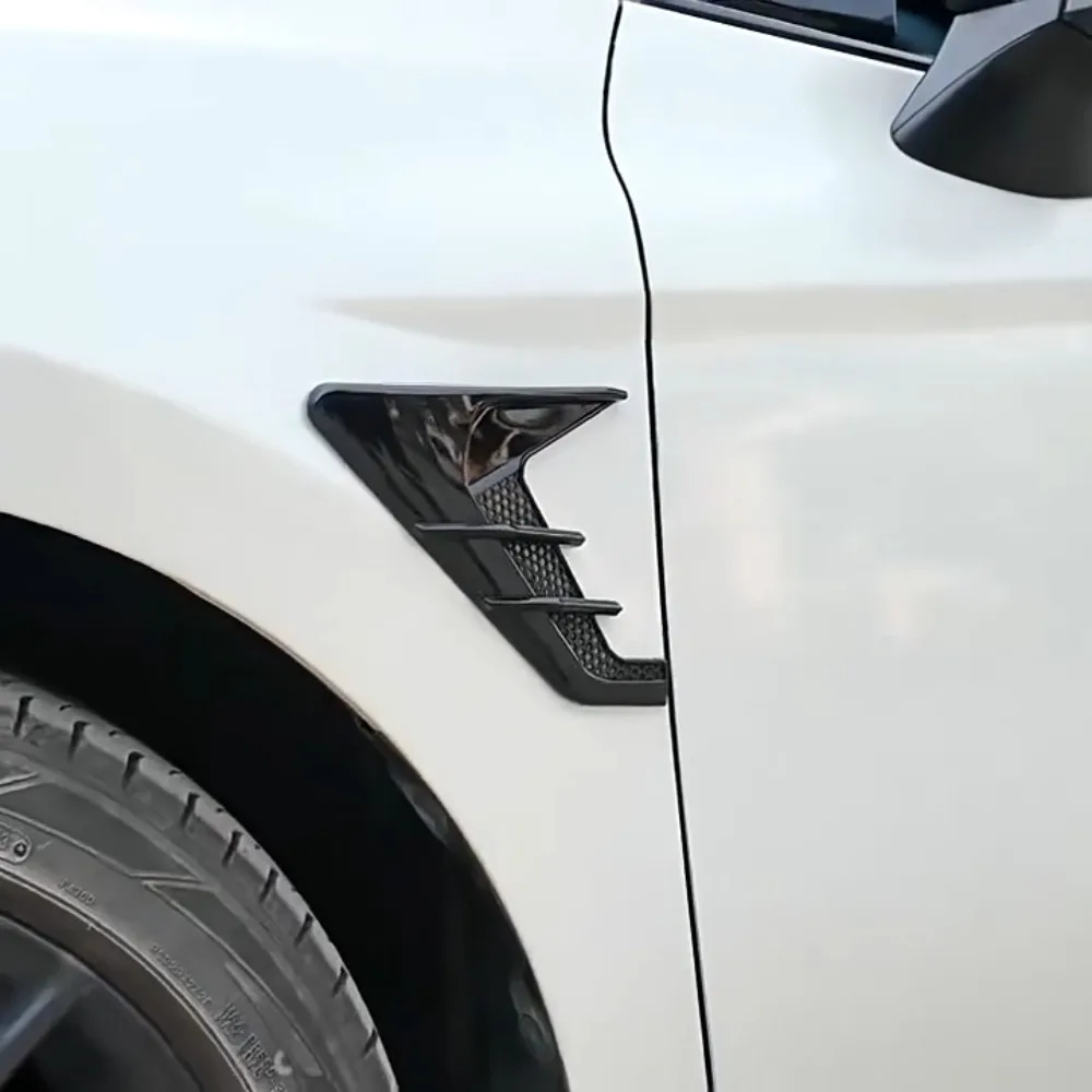 자동차 사이드 벤트 펜더 스포일러 아웃플로우 벤트 스티커 BMW1 2 3 4 5 시리즈 F20 F30 F31 F32 F36 325 330 525 530 X3 X5용 범용