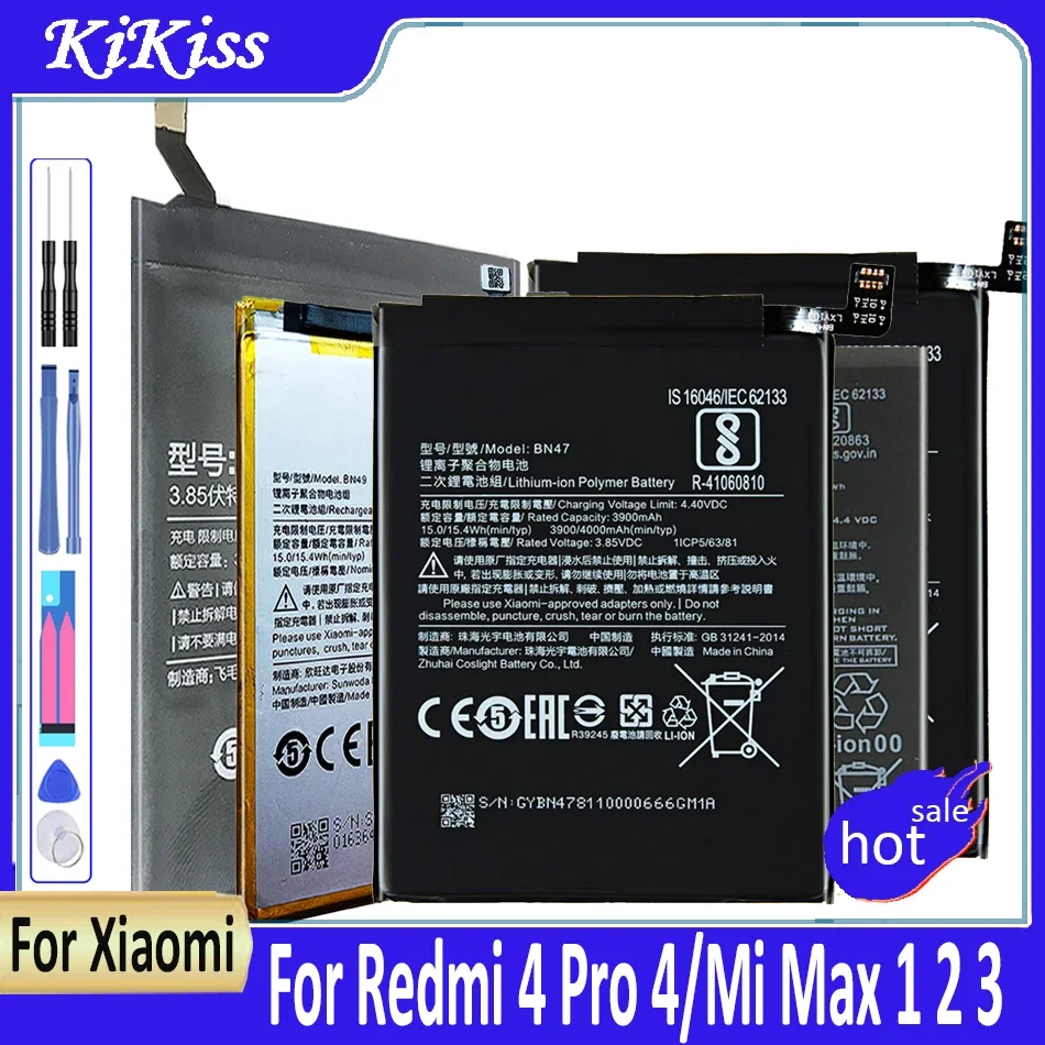 Battery-BN40-BN42-BM49-BM50-BM51-For-Xiaomi-Redmi-4-Pro-Prime-For ...