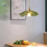 Vintage Pendant Lights Flower Glass Hanging Lamps Home Decoration Lighting Living Room Bedroom Bedside Light Fixture Indoor Shop 2