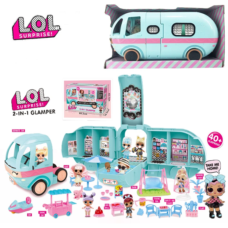 LOL Surprise! In School Bus And Classroom Mini Cute Doll Pretend Play