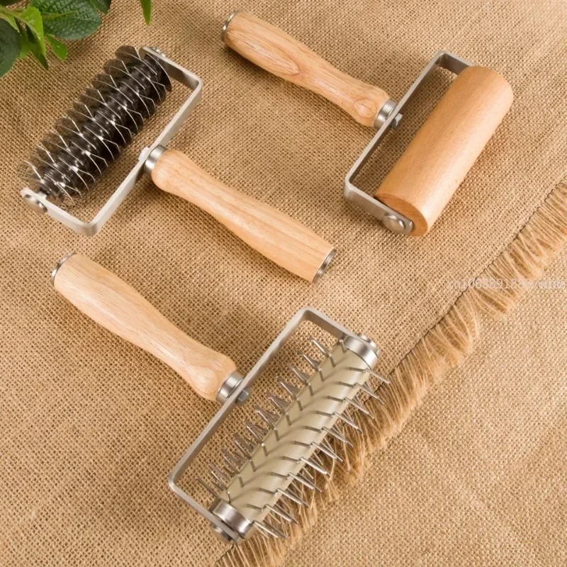 Pizza Dough Roller Creative Baking Tools Pizza Dough Hole Maker Pin Puncher for Cookie Cake Pie Pastry Bread Accessories