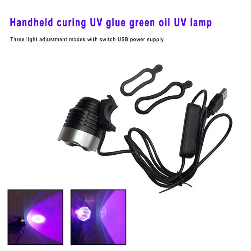 UV Curing Lamp NEARCAM Handheld 10W UV Flashlight For Adhesive Curing