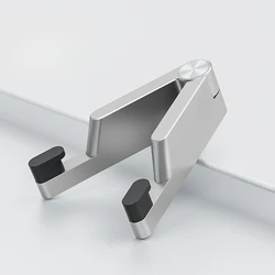 Foldable Metal V - Shape Phone and Tablet Stand for Desktop & Live Streaming (1PC)