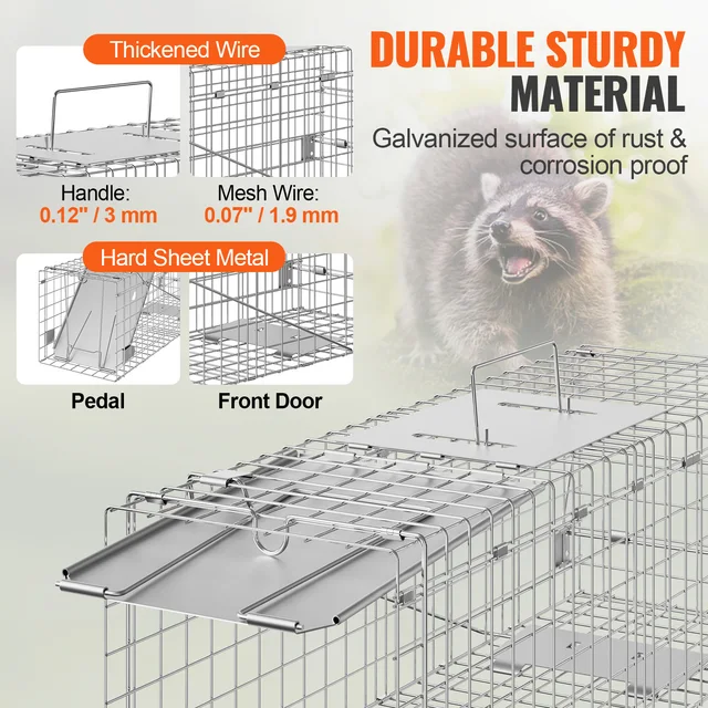 VEVOR Live Animal Cage Trap 4