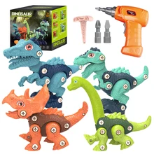 

DIY Disassembly Assembly Dinosaur Toy Set Screw Nut Combination Assembling Dinosaur Model Educational Toy for Children Kids Gift