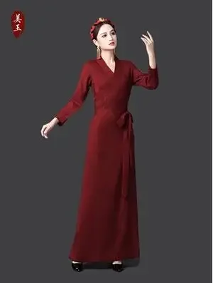 Chinese Tibetan Clothing Female Tibetan Dance Performance Clothing