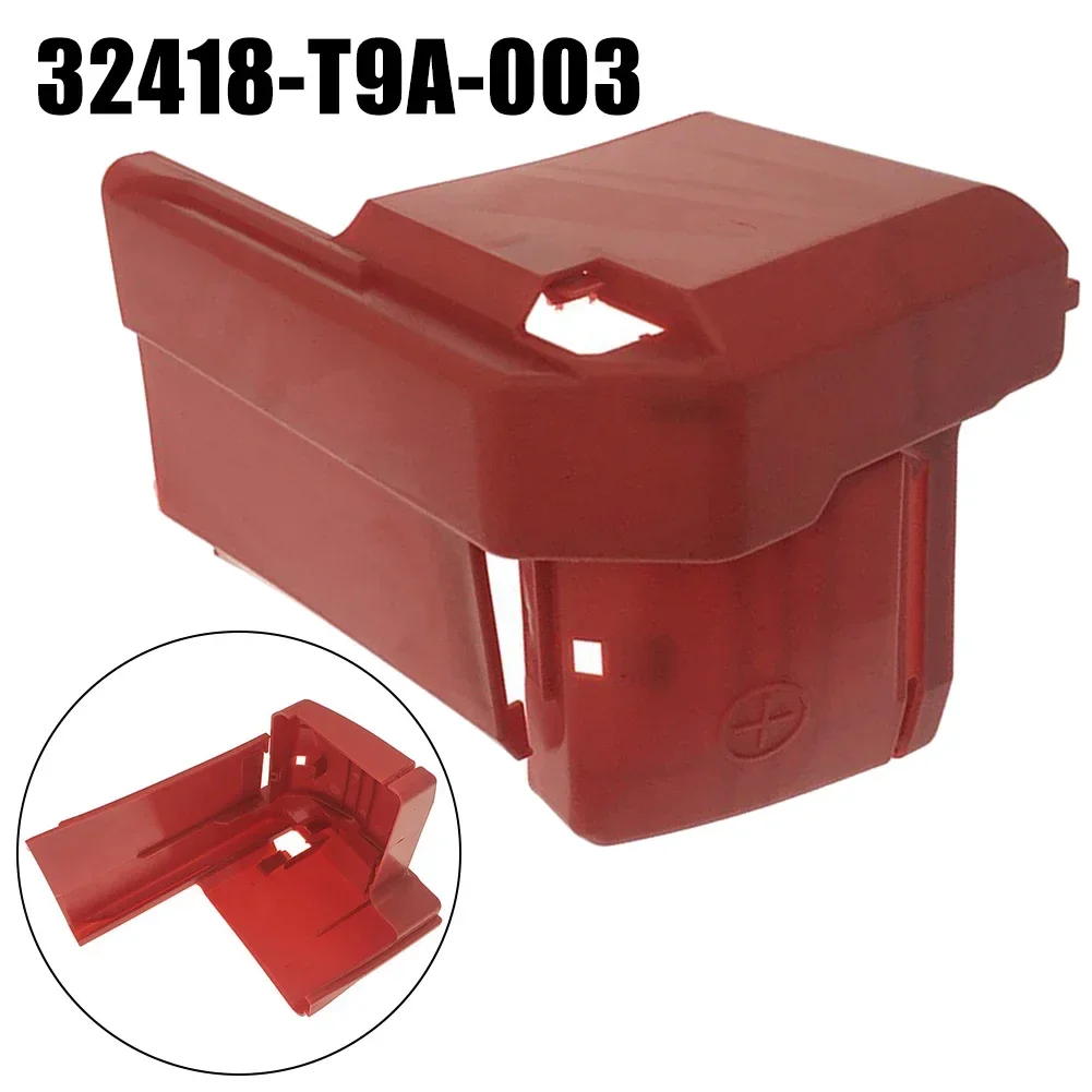 Battery Cable Terminal Car Battery Terminal Cover ABS PostiveTerminal Guard Replacement For Honda Fit 15-20 32418-T9A-003