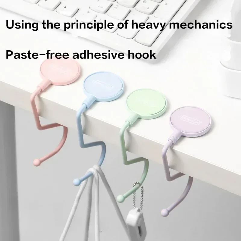 Cute Morandi Bag Hook Heavy Table Purse Bag Hooks Travel Handbag Kawaii Table Side Hanger Office Desk Organizers 1 Pcs