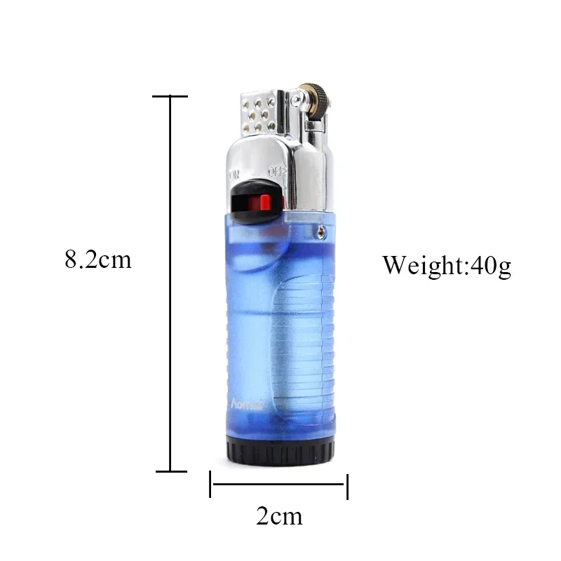 Refillable Butane Gas Lighter with Creative Floating Flame