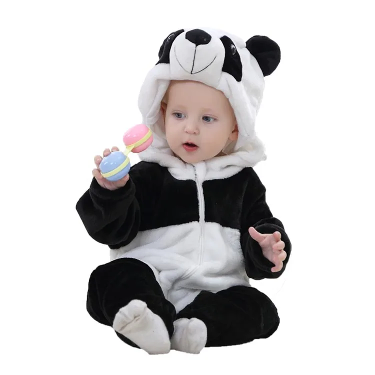 Baby Rompers Panda Newborn Clothes Baby Girls Boys Romper Infant Clothing Winter Jumpsuit Toddler Baby's Sets Unicorn Pajamas Newborn Sailor Romper Girls Boy Costume Anchor Baby Rompers