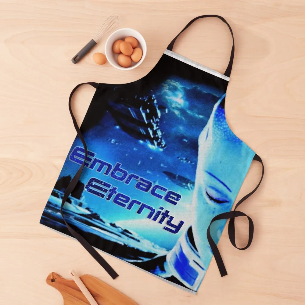 

Liara T'Soni Embrace Eternity Digital Painting Apron Kitchen Novel Kitchen Accessories Christmas gift Kids Trim Cloth Apron