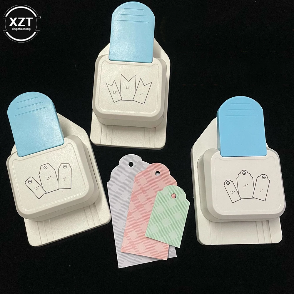 3 in 1 Tag Punch Corner Rounder Cutter Paper Label Punch Scrapbooking Card DIY