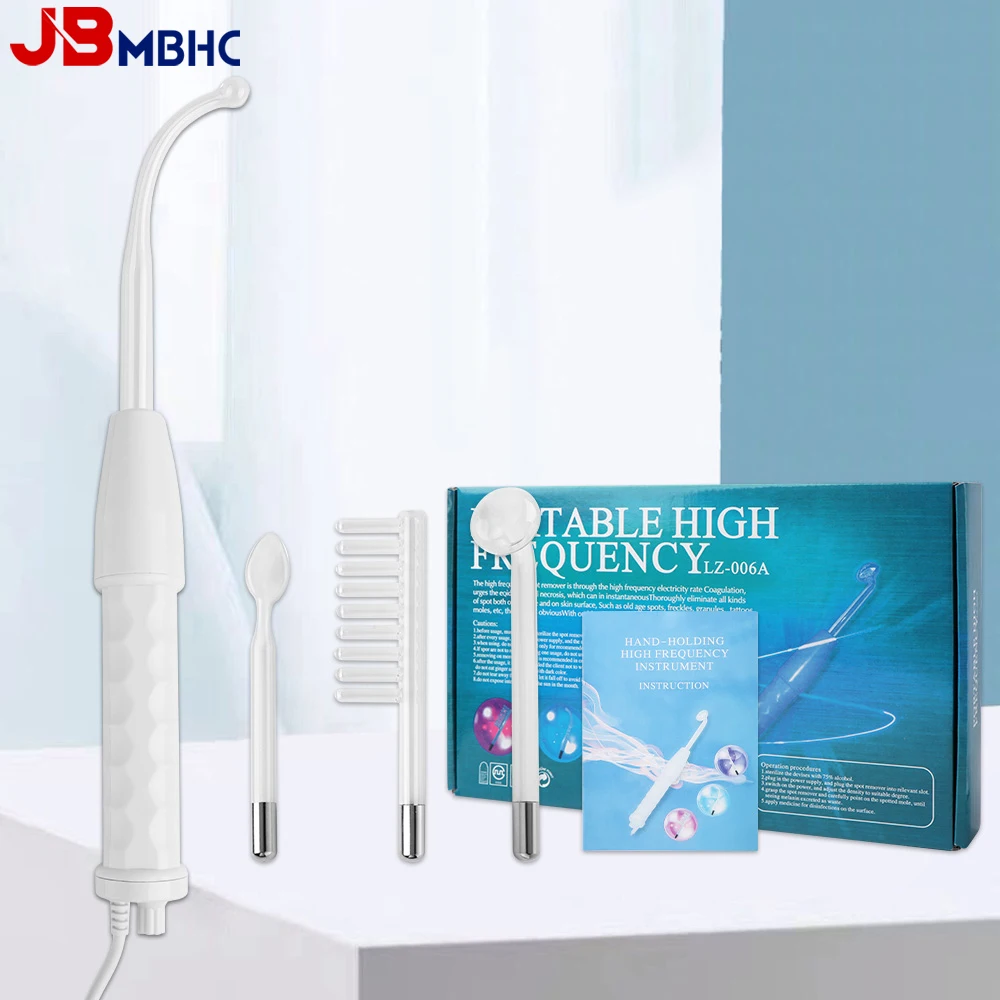 

Высокочастотный аппарат для электротерапии лица, стеклянная трубка, фотолампа, косметические продукты, против морщин, Очищение лица