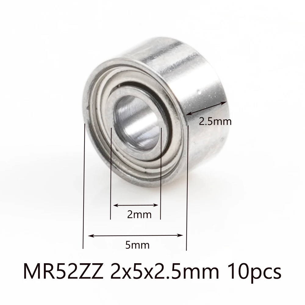 10 Stück 693ZZ Kugellager 3 x 8 x 4 mm Motorlager 693 ZZ Lüfterlager 619/3ZZ R-830ZZ EMQ Motorlüfterlager 693Z 693 – Detail 5