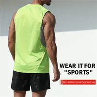 Summer Men Vest Solid Color Quick Dry Sleeveless Polyester Summer Fitness Top for Sports Casual Male Tops Clothing Fitness Vests - Image 6
