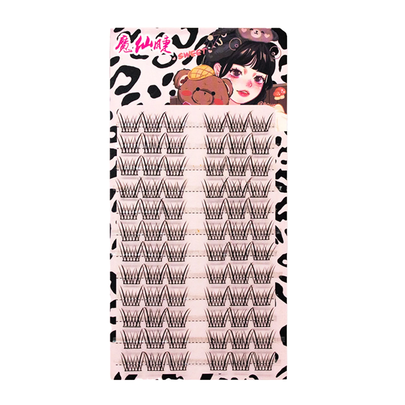 

Индивидуальные ресницы, накладные ресницы, пушистые объемные мягкие длинные сегментированные накладные ресницы для покупок, свиданий, ежедневного использования