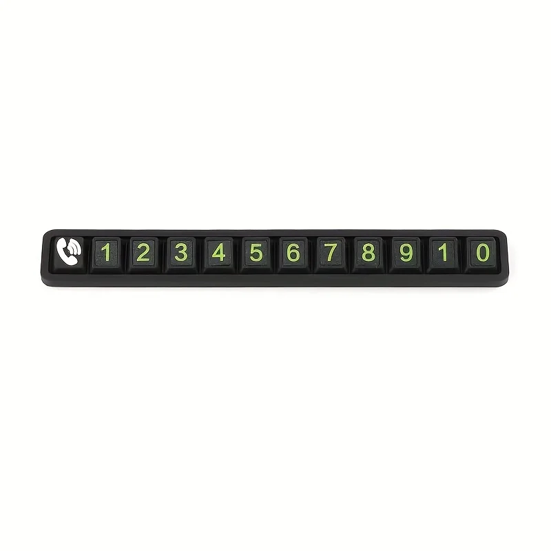 Universal High-Temp Resistant Temporary Car Parking Phone Number Plate Ornament