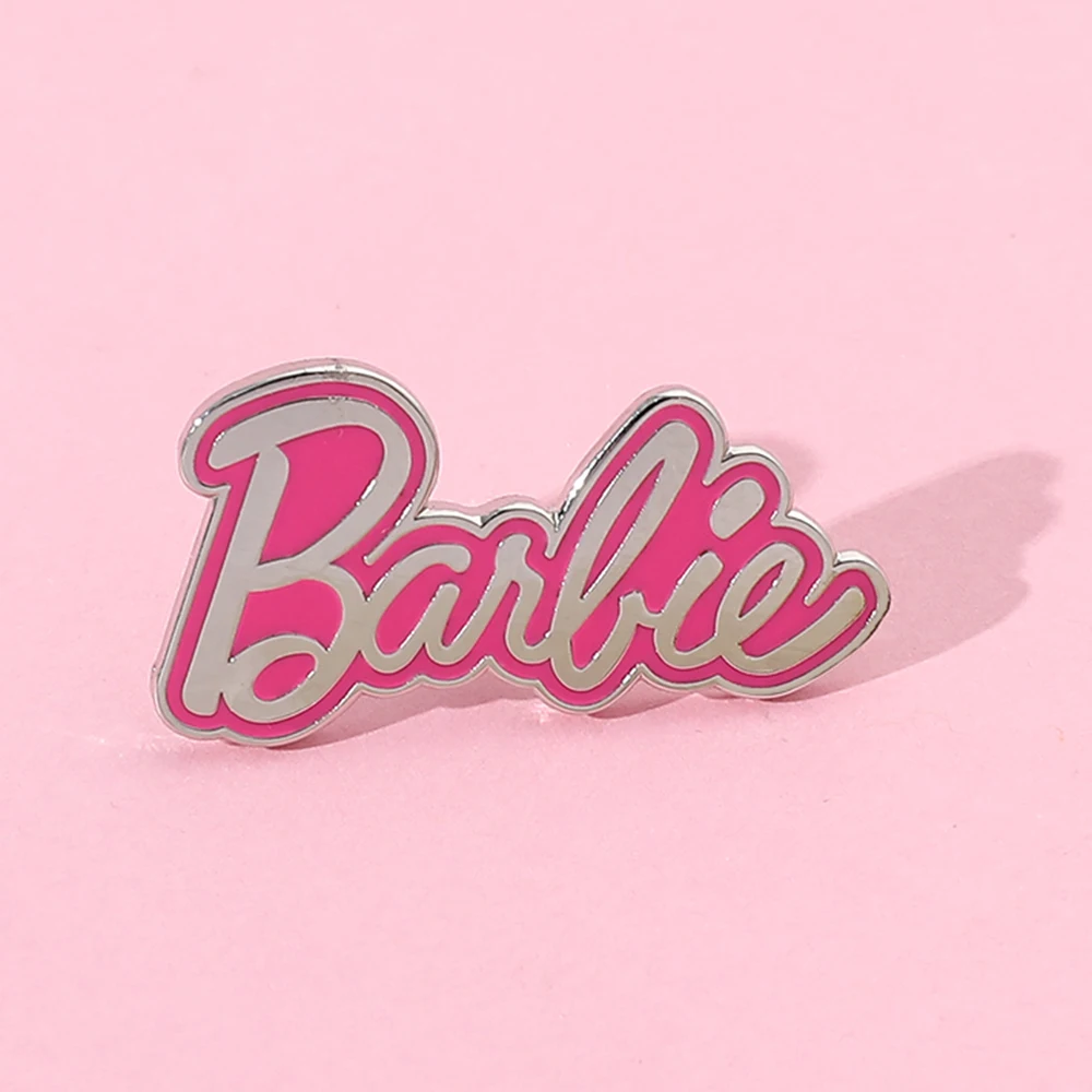 

Kawaii Movie Barbie Brooch Anime Fashion Badges Brooch Lapel Pin for Women Clothes on The Backpack Jewelry Accessories Gift