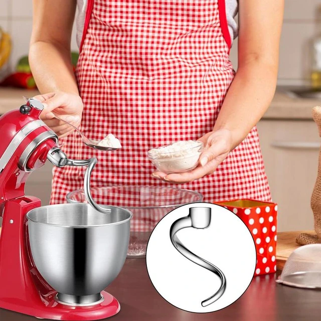 Kitchen Aid Dough Hook Spiral Stainless Steel Mixing Paddle Time-Saving  Mixing Attachment For Yeast Bread Biscuits And Delicate - AliExpress