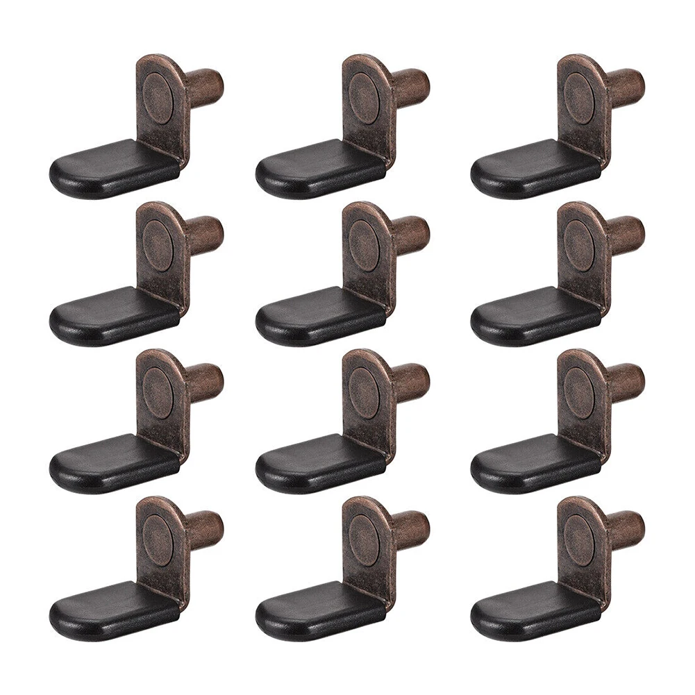 

20Pcs 6mm L-Shaped Cabinet Bracket Shelf Brackets Support Studs Pegs Pins Plugs Cold Rolled Steel Furniture Hardware Fittings