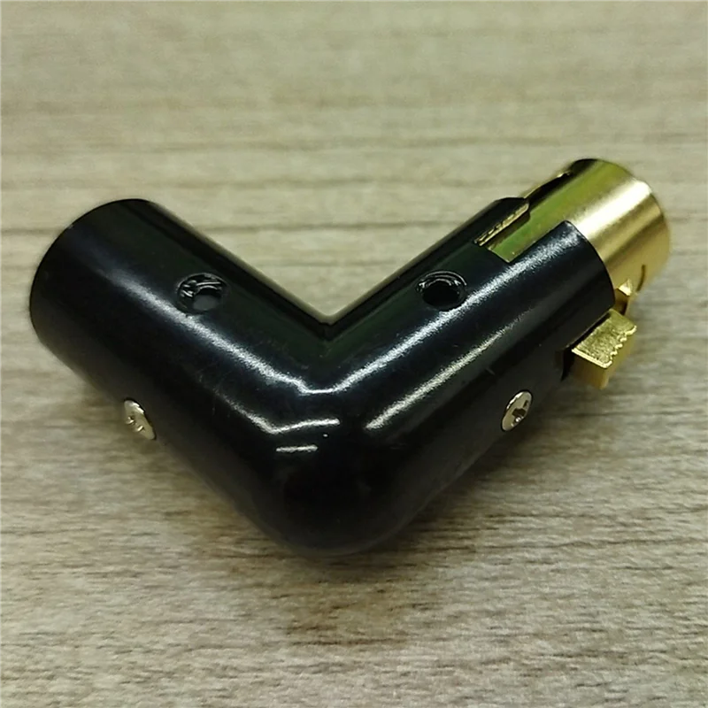 A32T-6Pcs 3Pin XLR 앵글 어댑터 조정 가능한 남성-여성 직각 XLR 어댑터 XLR 90도 어댑터