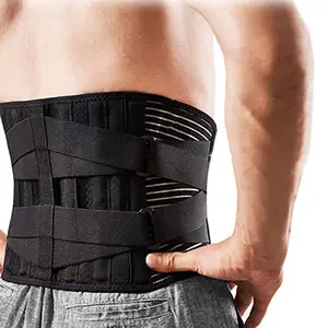 Adjustable Lumbar Support Brace with Suspenders – Technopack