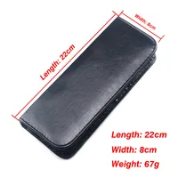 Professional hair scissors PU leather bag scissor pack thinning barber tools packet shears case hairdressing scissors bag