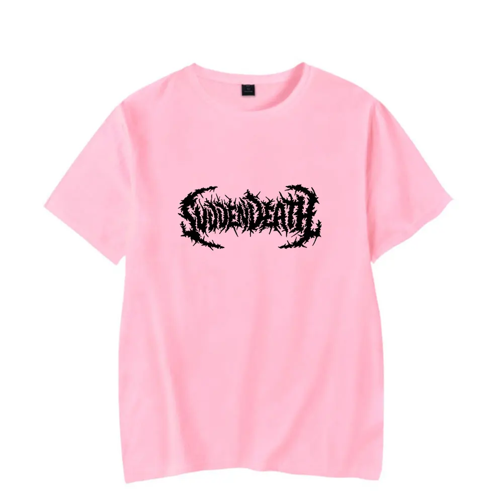 Svdden Death Tshirt Crewneck 반팔 티셔츠 남성 여성 streetwear 인쇄 캐주얼 패션 힙합