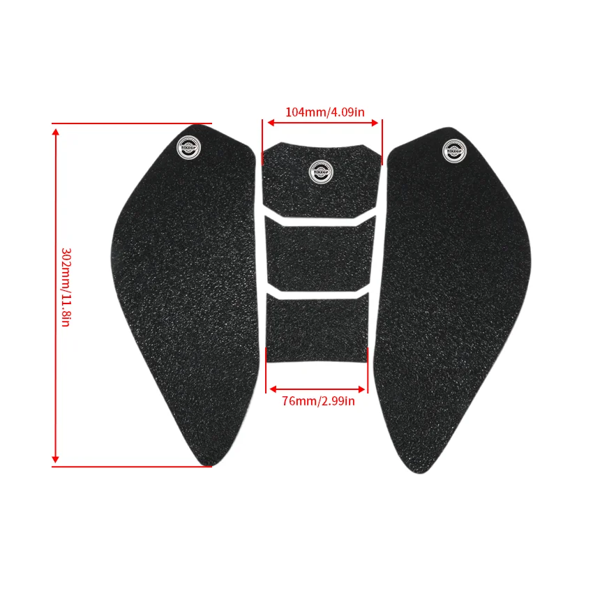 Motorrad Seite Kraftstoff Tank Pad Non-slip Protector Aufkleber Teile Für Kawasaki Ninja ZX6R ZX-6R ZX636 ZX 636 ZX14R ZX-14R 2009-2016 – Detail 1